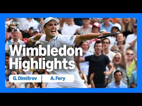 Grigor Dimitrov vs. Arthur Fery | Round of 16 – Wimbledon 2026 | Highlights