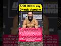 💥Khamzat Chimaev will give $200k to any Olympic Champion for sparring.. #khamzatchimaev