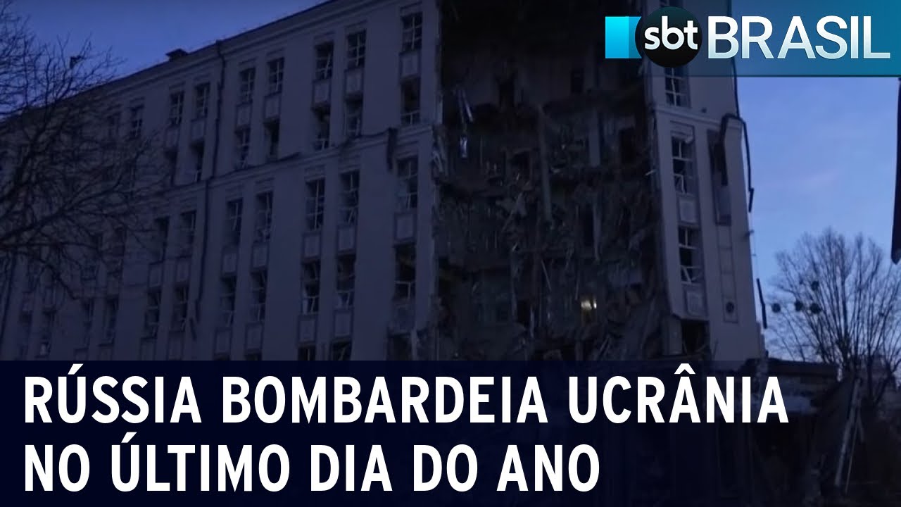 Bombardeios russos são registrados no último dia do ano | SBT Brasil (31/12/22)