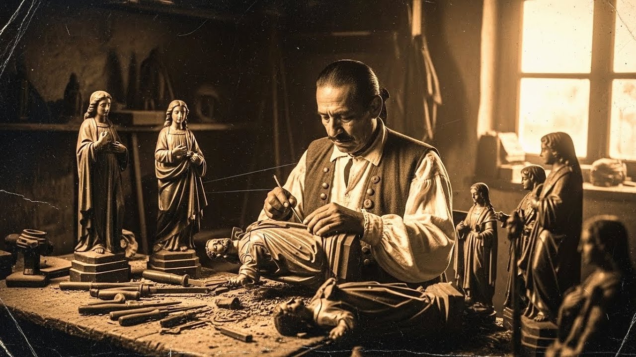 (1954, Hidalgo) Don Ramiro — Reparaba los santos rotos… y amanecían con ojos llenos de tierra