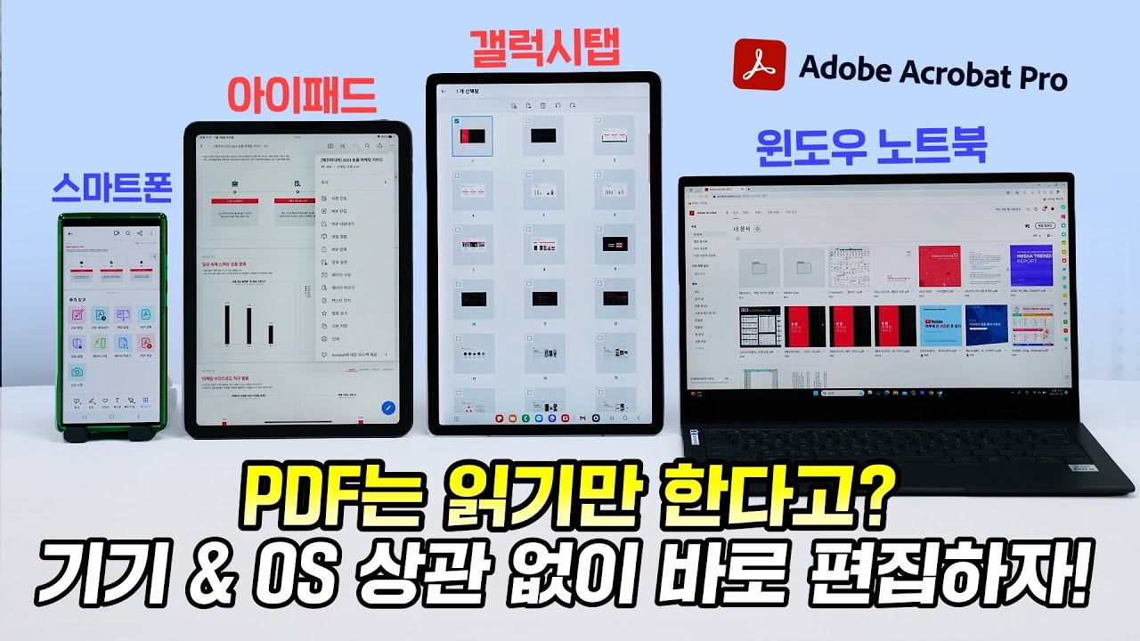 PDF는 읽기만 한다고? 빨리 편집하고 퇴근하자! 어도비 Acrobat Pro