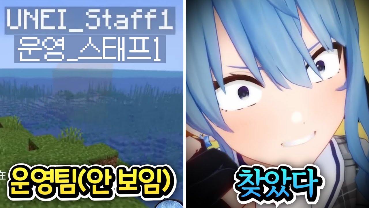 "스탭입니다" [홀로라이브 | 호시마치 스이세이 | 미즈미야 스우 | 모모스즈 네네]