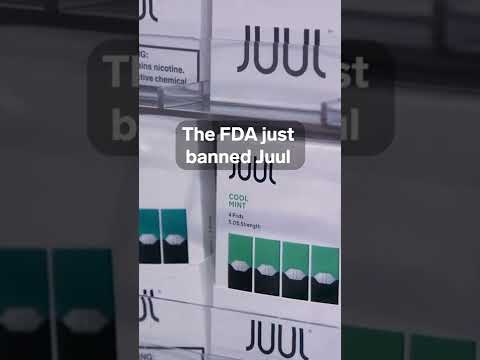 It's official — #Juul e-cigarettes are now banned in the US. #ecigarettes #vaping #insider #shorts