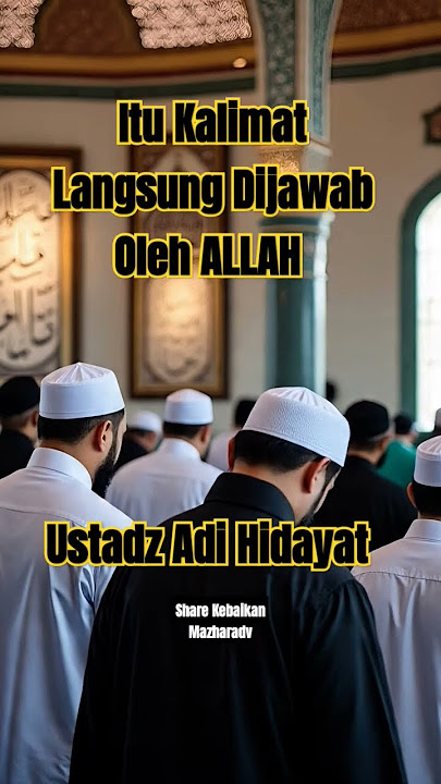 kerika Anda mengatakan iyakana budu waiya kanas taiiin ituu Kalimat Langsung DijawabOleh ALLAH