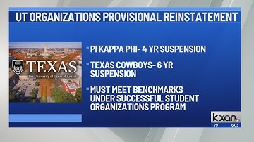 UT Austin approves return of 2 student groups, including Texas Cowboys, after 2017 deadly hazing inc