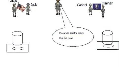 Cub Scout Flag Ceremony