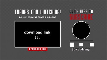 Youtube Channel Custom End Screen Free AE Template (Like, Comment & Subscribe)