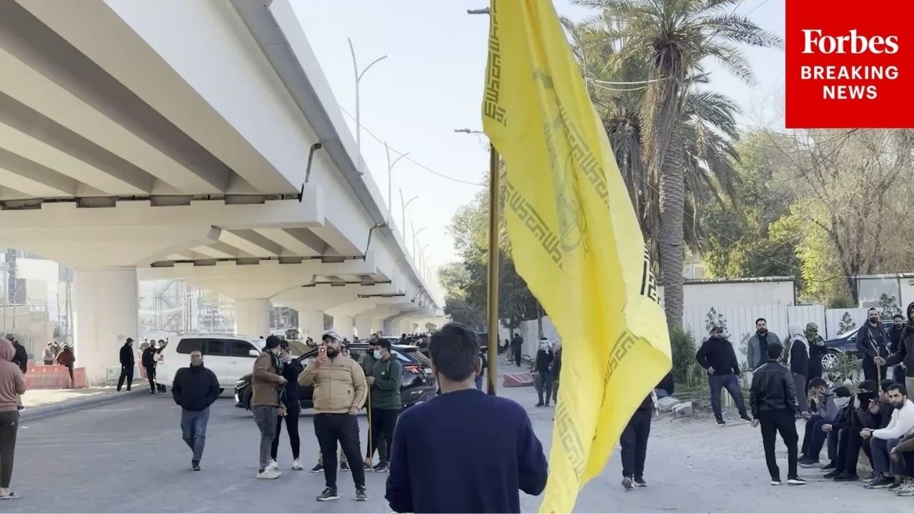 Protests Erupt Across Baghdad After U.S.-Israeli Strikes Kill Iranian Supreme Leader Khamenei