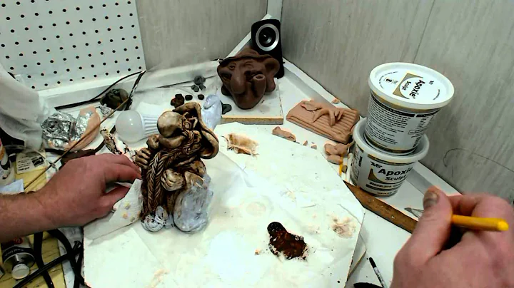 Polymer clay painting tutorial