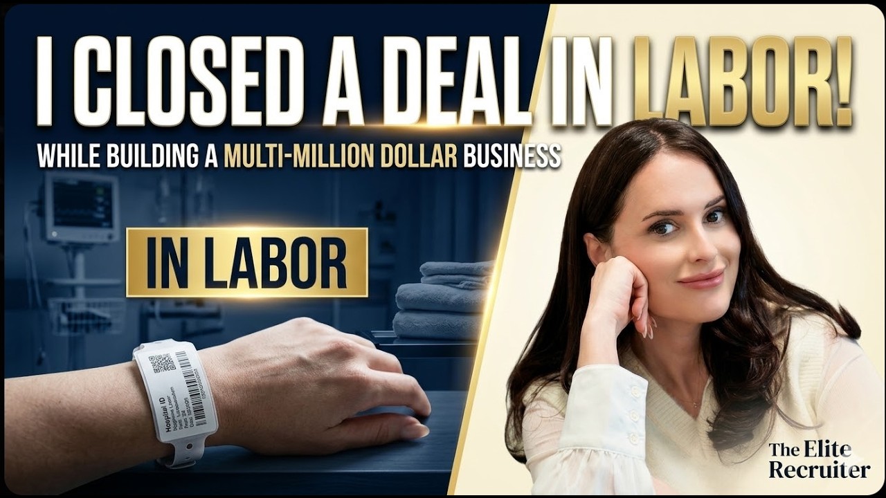 She Closed a Deal in Labor — While Her Recruiting Business Kept Her Alive