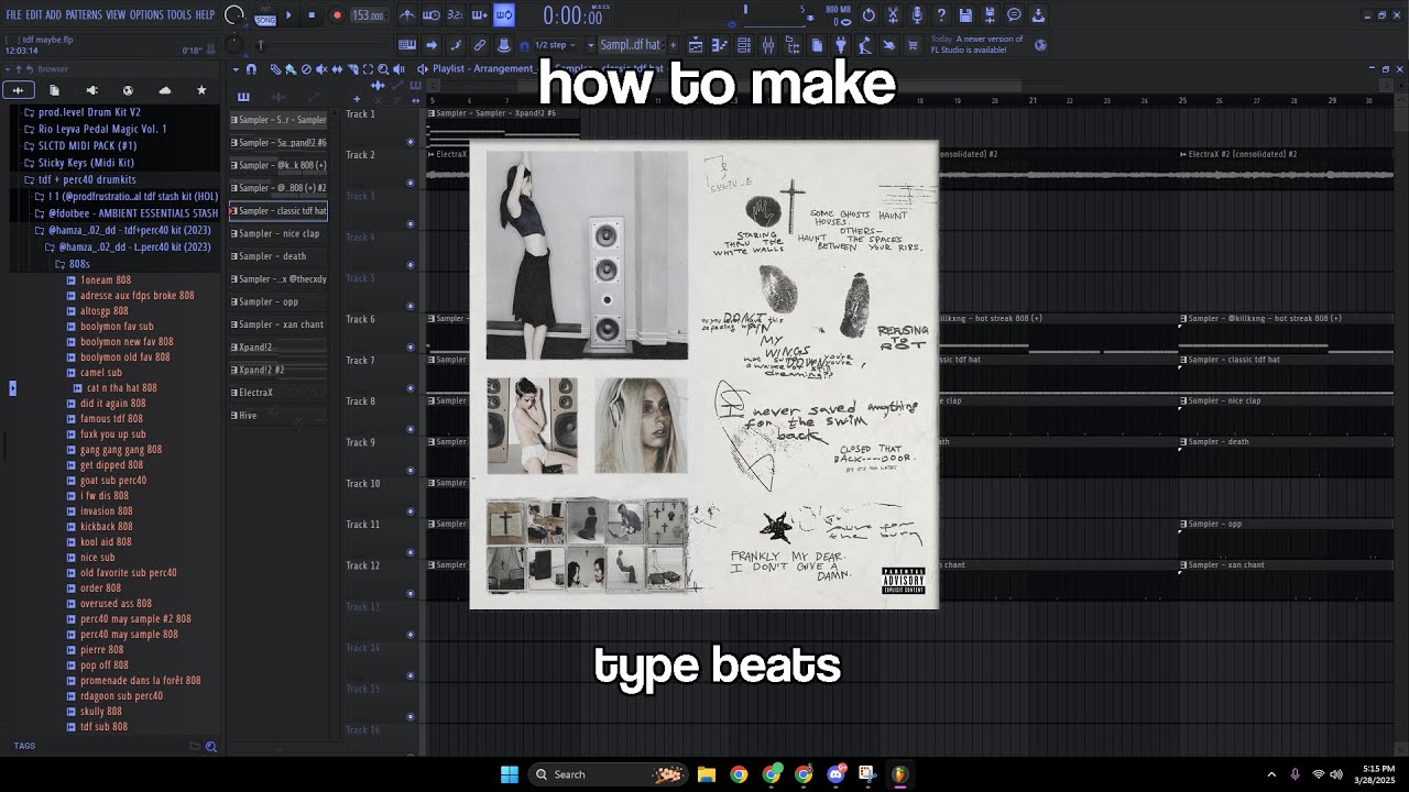 how to make beats like "CULTURE" by TDF - YouTube