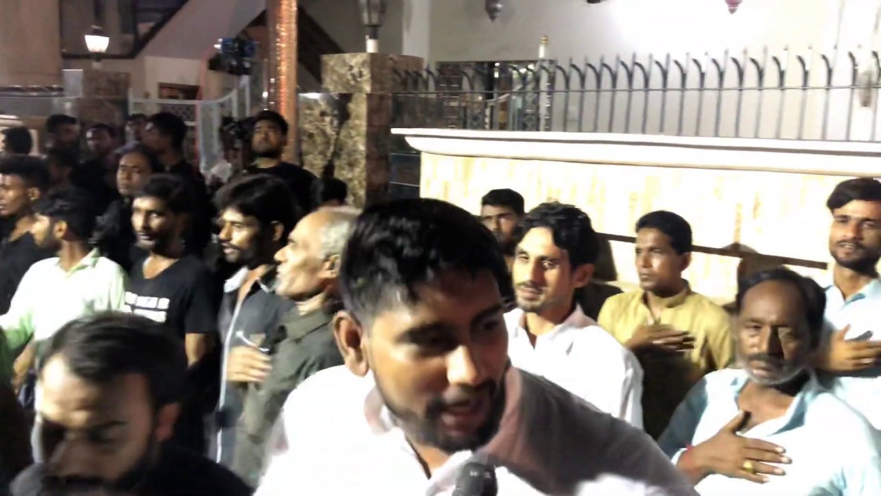 Noha by Janab Maqsood Sahab l Anjuman Ronaqe Aza on 2 Moharram 1441 Hijri