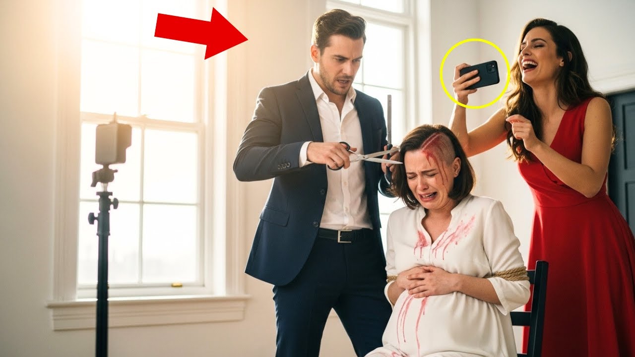 Pregnant Wife Leaves Bald and Crying – But Days Later, Billionaire Father's Revenge Destroys Them - YouTube