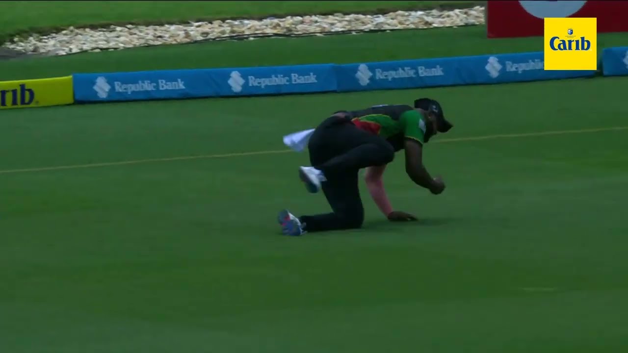 Top catch from Goolie in the outfield!