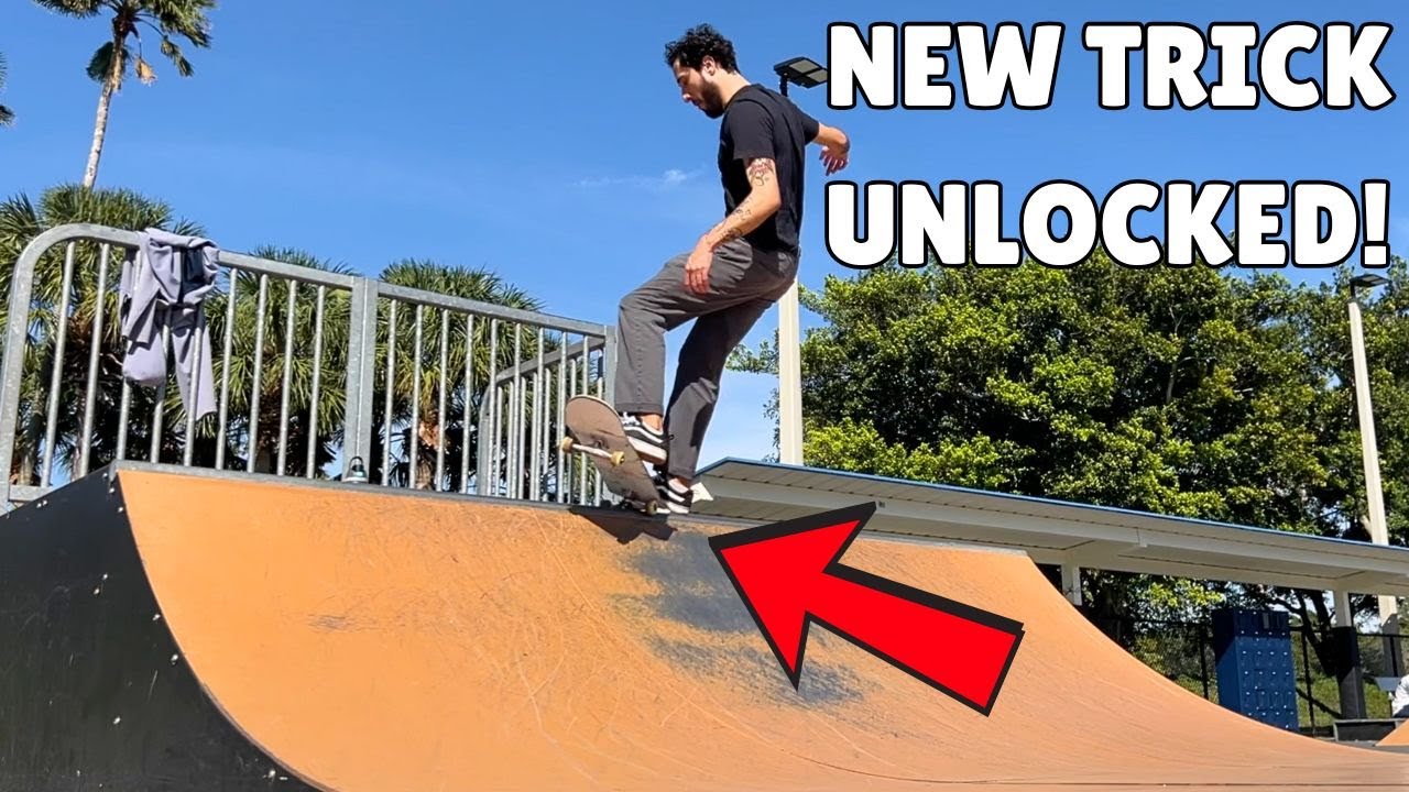 Finally Learning to Skate Transition! (new trick hehe)