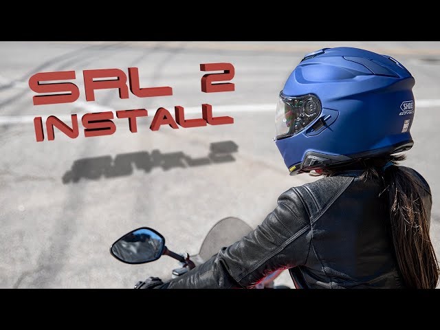 Sena SRL 2 + Shoei GT-Air II Install - YouTube