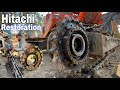 How to hitachi excavator final drive repairing process  hydraulic planetary final drive repair