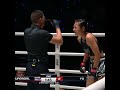 PUNISHING shots 😤 Yu Yau Pui stops Supergirl in Round 1! #ONEFightNight41