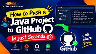 How to Push a Java Project to GitHub In just Seconds