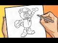 COMO DESENHAR A SANDY | BOB ESPONJA | DESENHO PASSO A PASSO