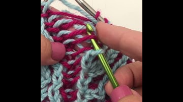 Picking up a dropped brioche stitch knitting video for fixing brioche