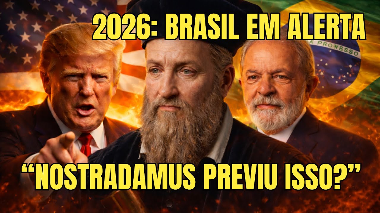 As 7 Profecias de NOSTRADAMUS para 2026 que o BRASIL Ignorou (E Já Estão se Cumprindo)