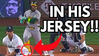 Pitcher catches ball in his jersey, but it's still ruled a hit - explained screenshot 2