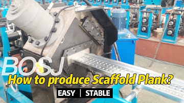 scaffold plank roll forming machine-BOSJ