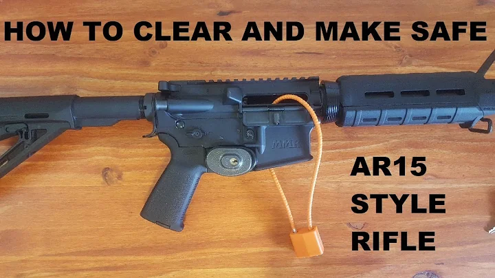 Gun Safety: Unload and Lock an AR style rifle