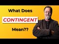 What does CONTINGENT mean in real estate? (2020)