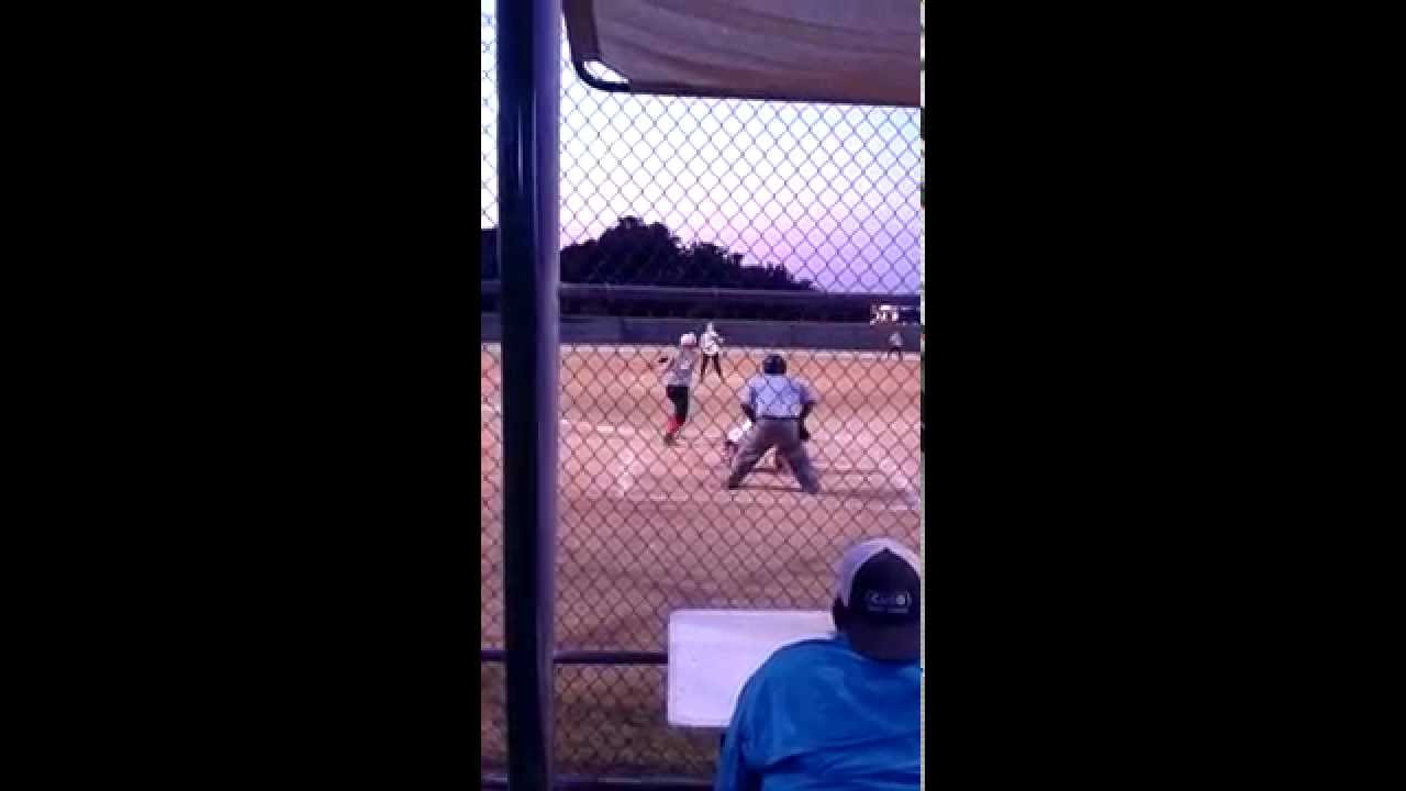 Fastpitch Softball 2013 summer hit with Easton FX1 9 bat YouTube