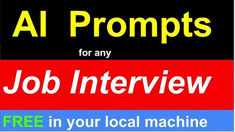 Using Prompt engineering for any job interview #ai #PromptEngineering  #JobInterview