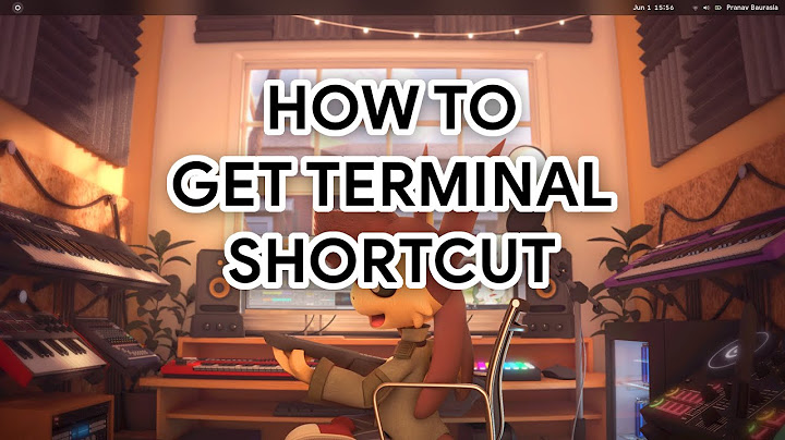Gnome Terminal shortcut not working fix