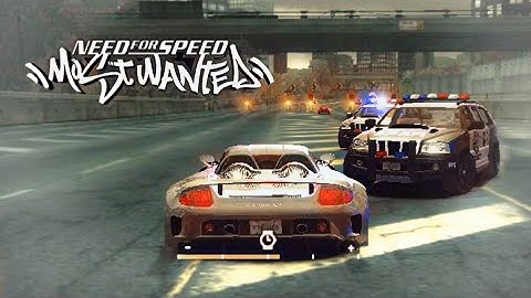 Police Pursuit in Porsche Carrera GT|| NEED FOR SPEED : MOST WANTED