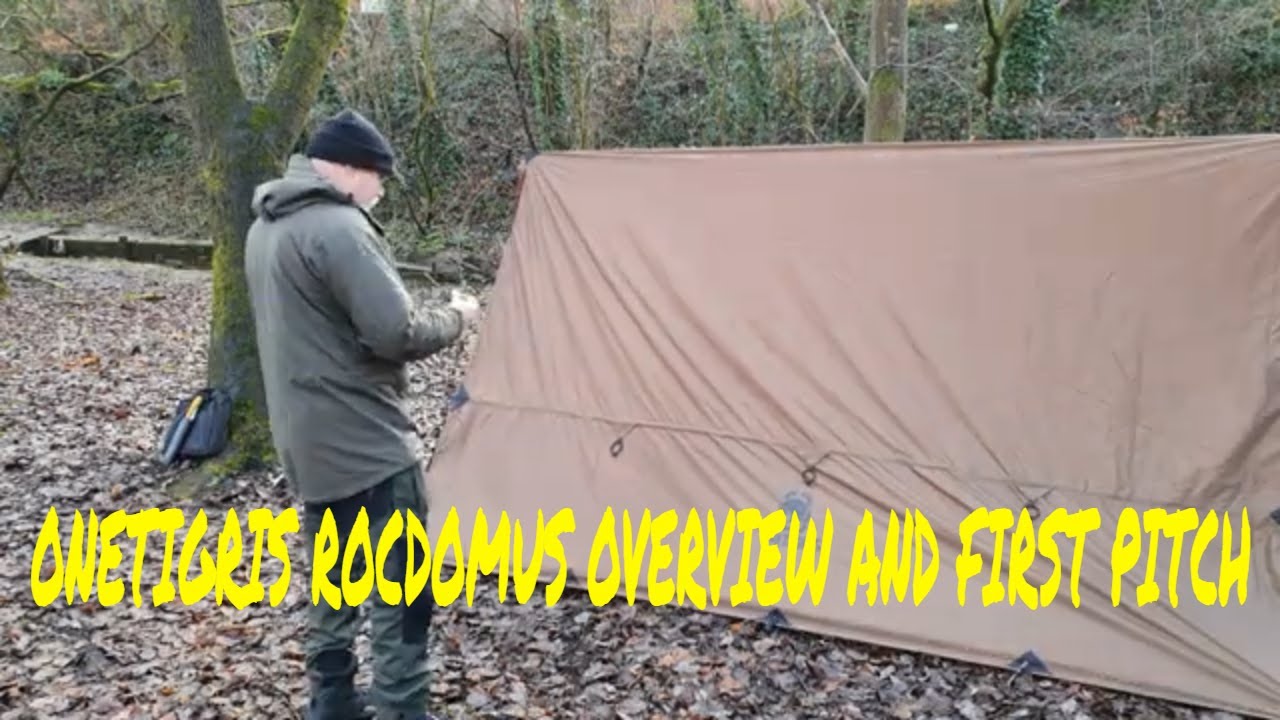 ONETIGRIS ROCKDOMUS HAMMOCK HOT TENT, TARP, TENT. - YouTube