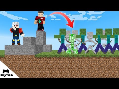 MİNECRAFT SÜPER TROLL ZOMBİ SAVUNMASI