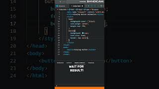 Glowing Button Hover Animation using HTML CSS #html #css #glowing #button #shorts #howto #animation
