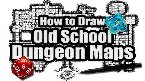 Ted Draws Dungeons | HOW TO DRAW OLD SCHOOL DUNGEON MAPS SKILLSHARE CLASS