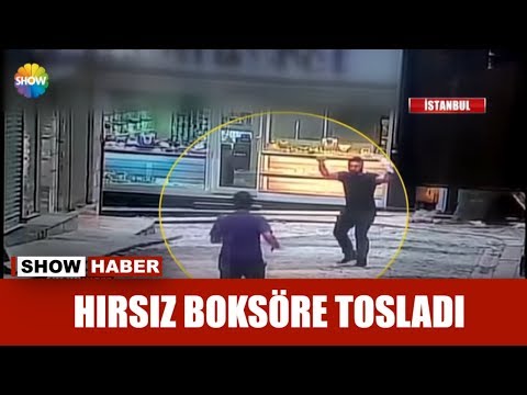 Hırsız, boksöre tosladı!