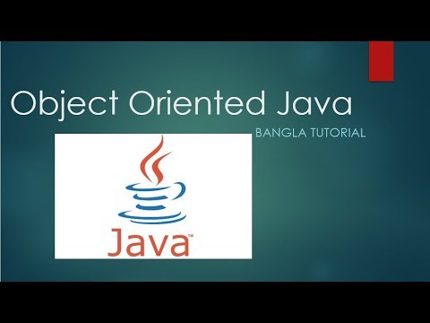 Object Oriented Programming Java Part -04  - Constructor- Bangla