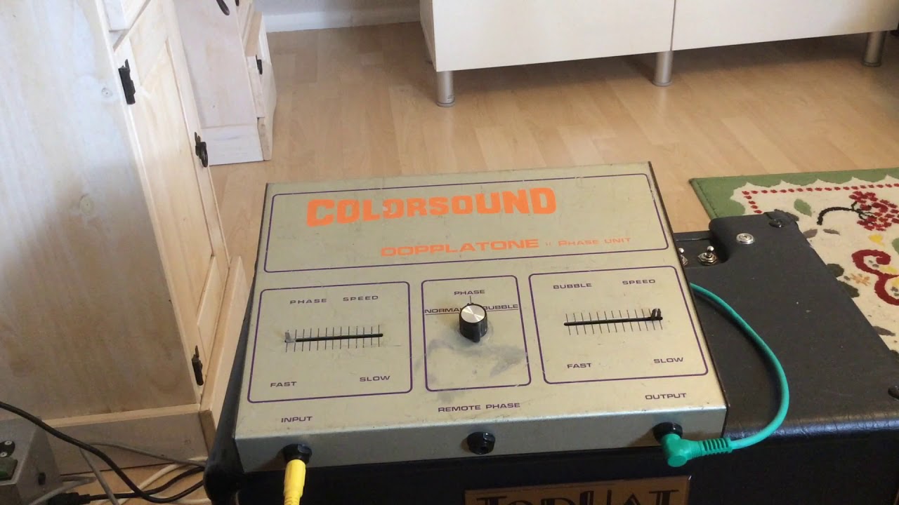 EXTREMELY Rare Colorsound Sola Sound Dopplatone Phase Unit, phaser guitar effects pedal