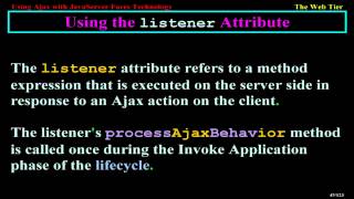 Using Ajax with JavaServer Faces Technology