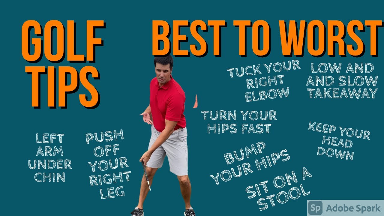 GOLF TIPS BEST TO WORST TOP 8 YouTube