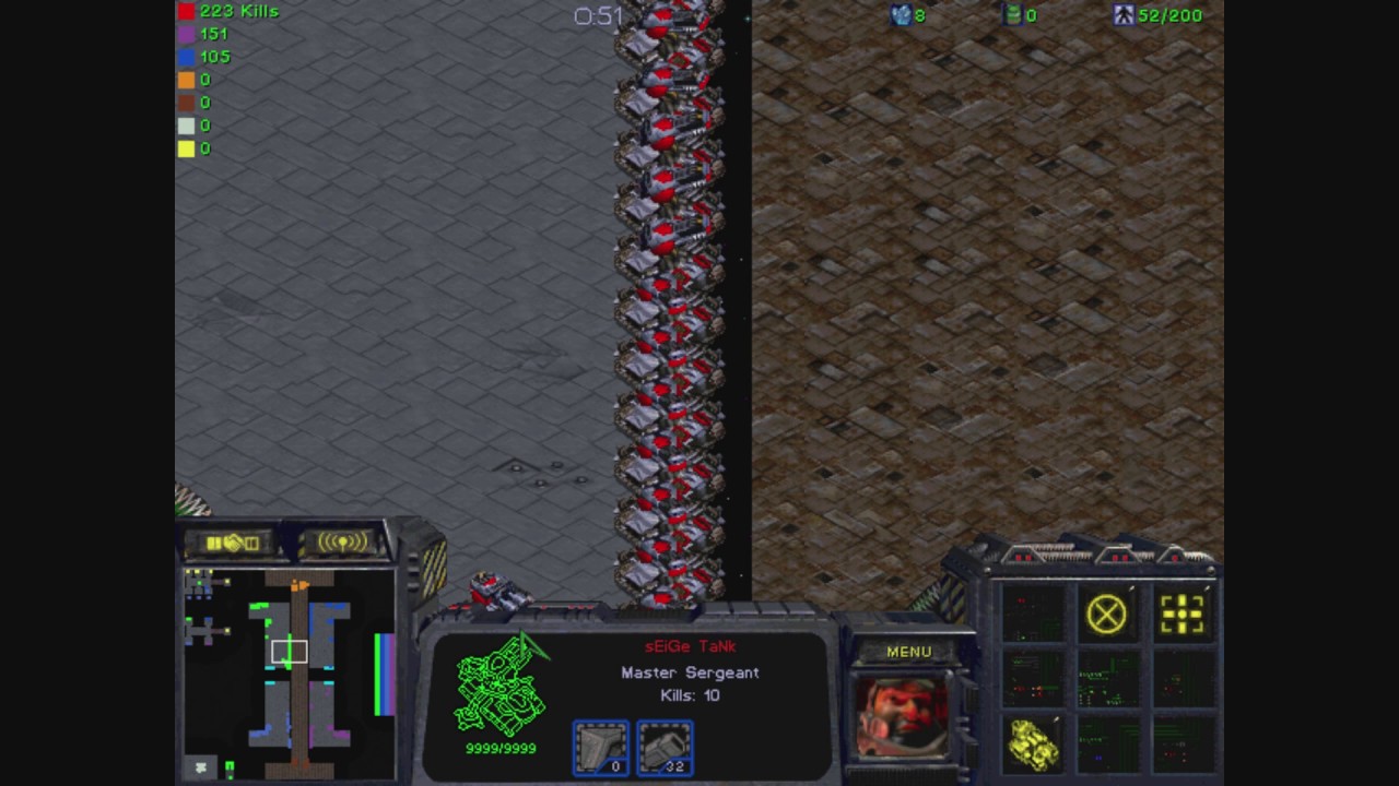 Starcraft Broodwar: Tank D