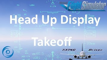 Head Up Display Explained: Takeoff | Real Airline Pilot