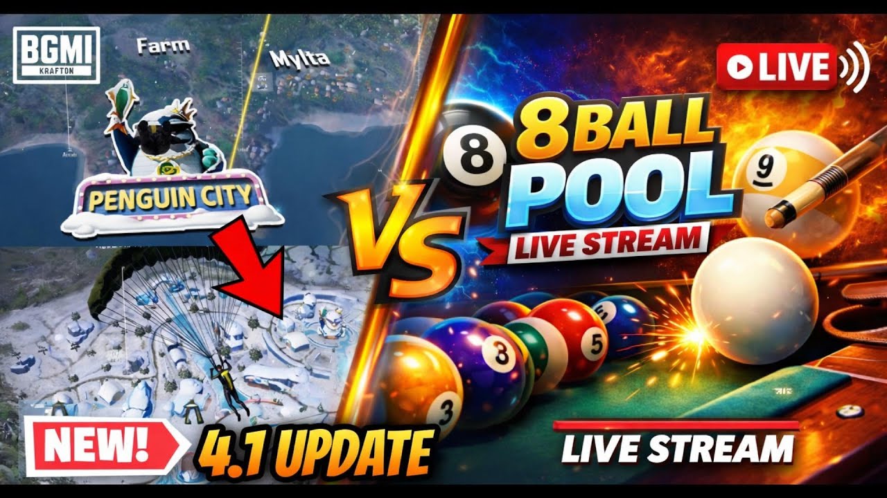 8 Ball Pool and Bgmi Live Fun stream | HAVEN IS LIVE 