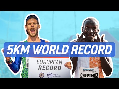 Joshua cheptegei - world record monaco 5km herculis - 12:51