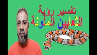 تفسير رؤية الثعابين الملونة للمتزوج والمتزوجة والحامل والعزباء / اسماعيل الجعبيري