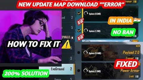 PUBG MOBILE MAP DOWNLOAD Error ( Download nan)🔥HOW TO FIX PUBG MAP DOWNLOAD ERROR PUBG MOBILE