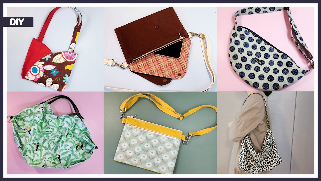 How to make a bag without interfacing in 6 types YouTube